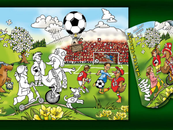 Kinder 4 Fussball