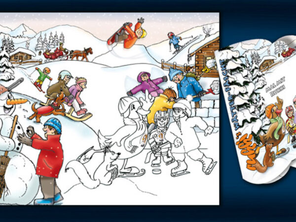 Kinder 4 Winter